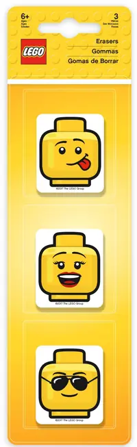 LEGO 5005579 Erasers (Minifigure Heads)