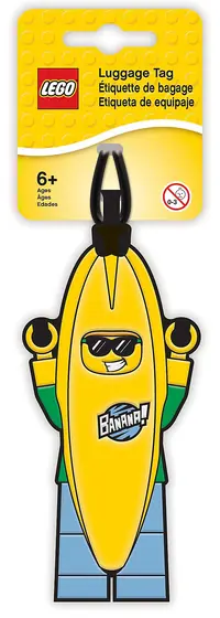LEGO 5005580 Banana Guy Luggage Tag