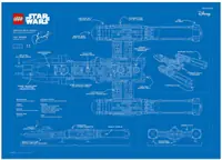 LEGO 5005624 UCS Y-Wing Blueprint Poster