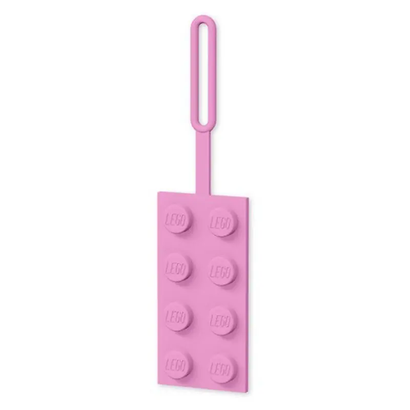 LEGO 5005903 Bright Pink Brick Luggage Tag