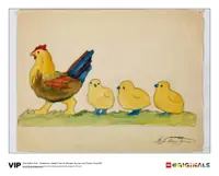 LEGO 5006002 Illustration Wooden Toy Hen and Chicks