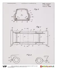LEGO 5006006 German Patent LEGO Toy Car 1963