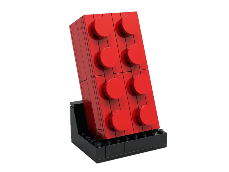 LEGO 5006085 Czerwony klocek LEGO do zbudowania 2x4