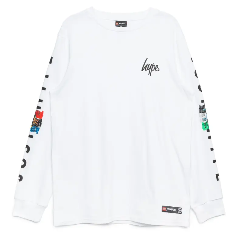 LEGO 5006233 HYPE X LEGO NINJAGO Squad Logo Adults' Long Sleeve T-Shirt