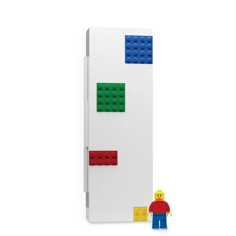 LEGO 5006289 Stationery Pencil Box with Four Building Bricks and Minifigure