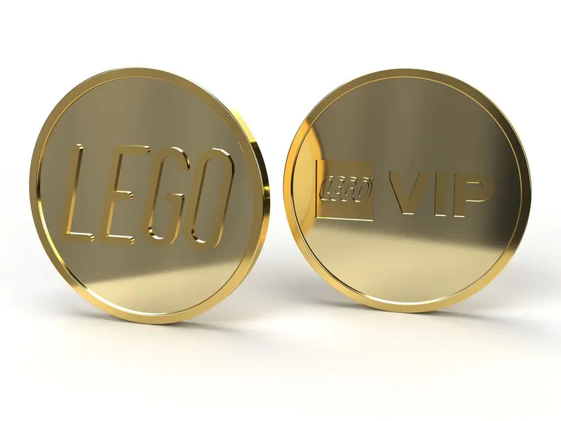 LEGO 5006470 VIP Collectible Gold Coin