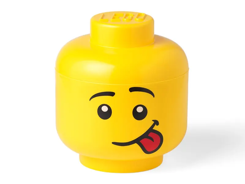 LEGO 5006955 Duży pojemnik w kształcie głowy śmiesznej minifigurki