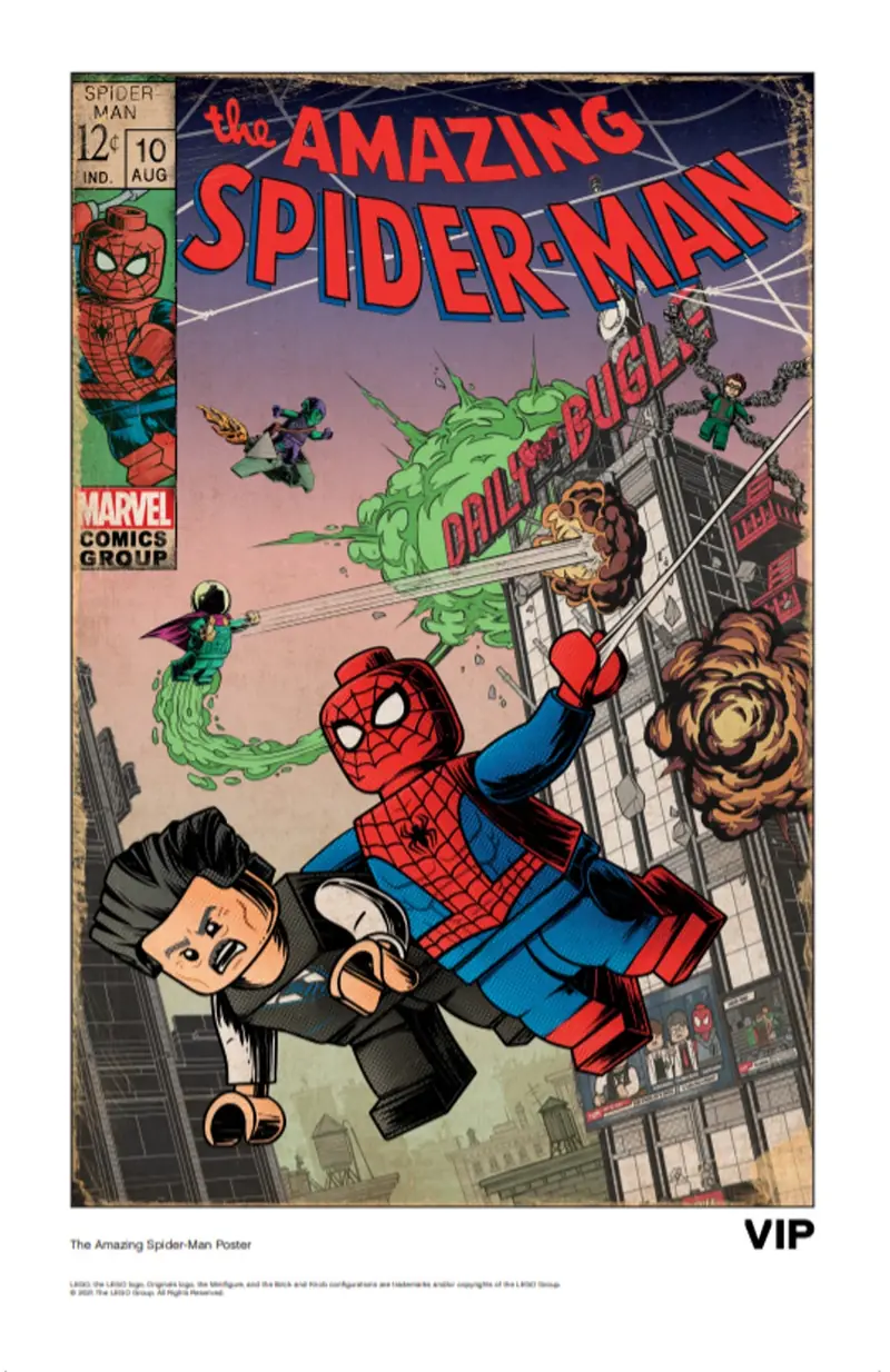 LEGO 5007043 Spider-Man Comic Print