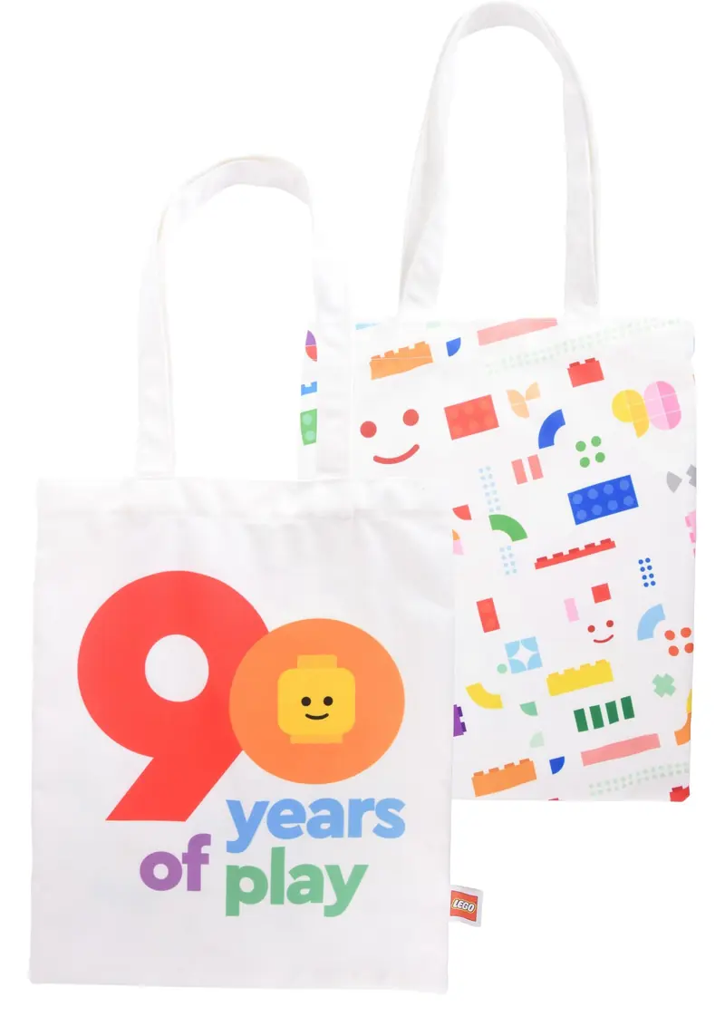 LEGO 5007545 90 Years of Play Tote Bag