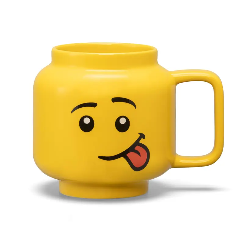 LEGO 5007874 Duży ceramiczny kubek ze śmieszną miną
