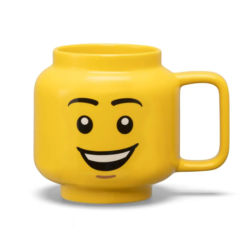LEGO 5007877 Duży ceramiczny kubek z wesołym chłopcem