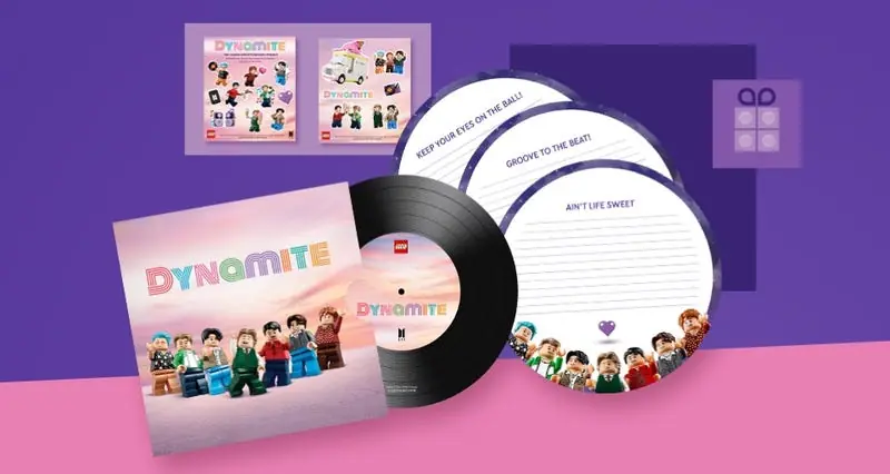 LEGO 5007900 Dynamite Special Postcards and Stickers