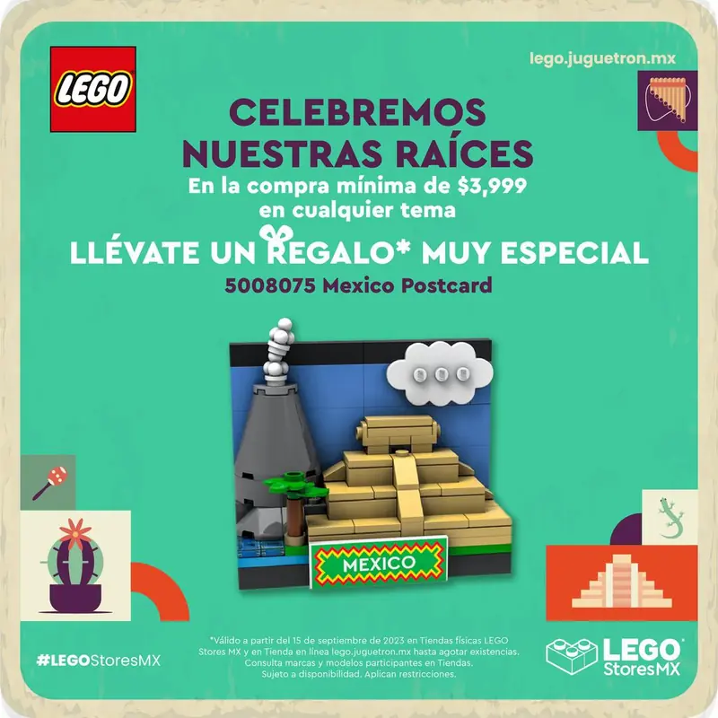 LEGO 5008075 Mexico Postcard