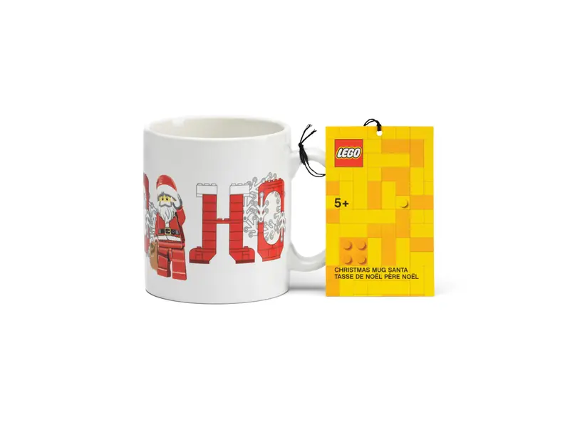LEGO 5008077 Świąteczny kubek ceramiczny — Święty Mikołaj