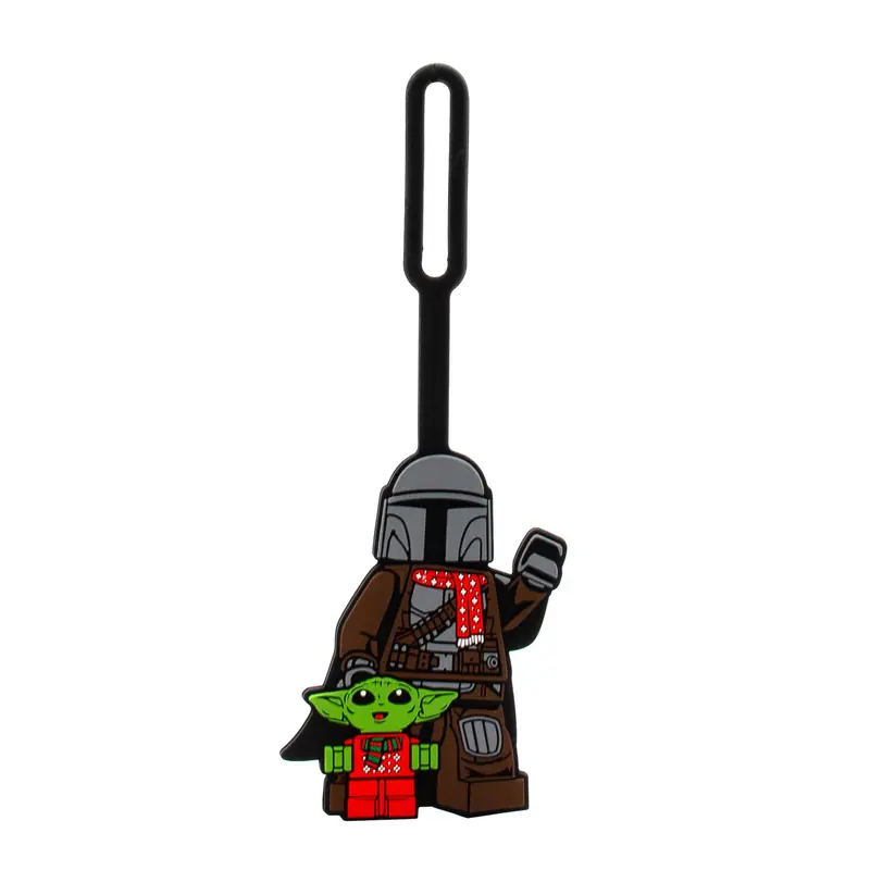 LEGO 5008114 The Mandalorian with Grogu Holiday Bag Tag