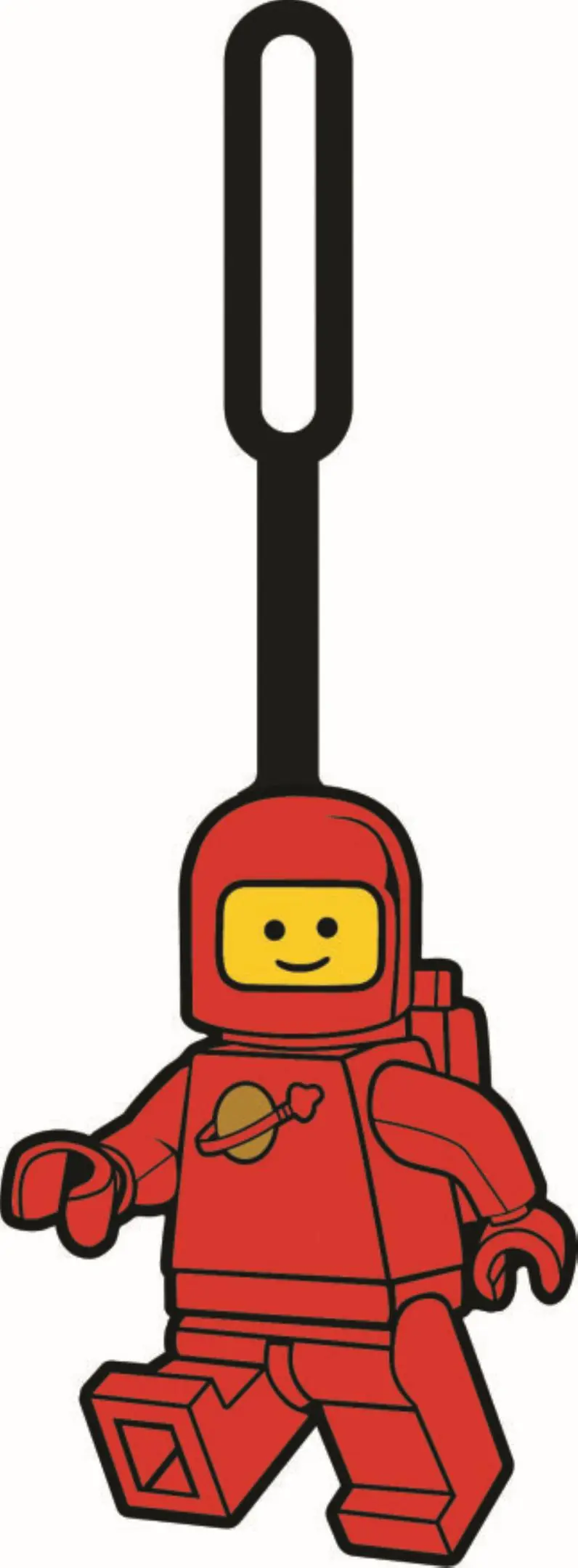 LEGO 5008988 Spaceman Bag Tag Red