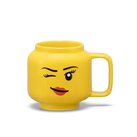 LEGO 5009034 Mały ceramiczny kubek – Mrugająca dziewczynka