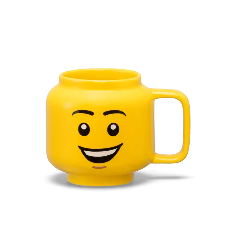 LEGO 5009037 Mały kubek ceramiczny – Wesoły chłopiec