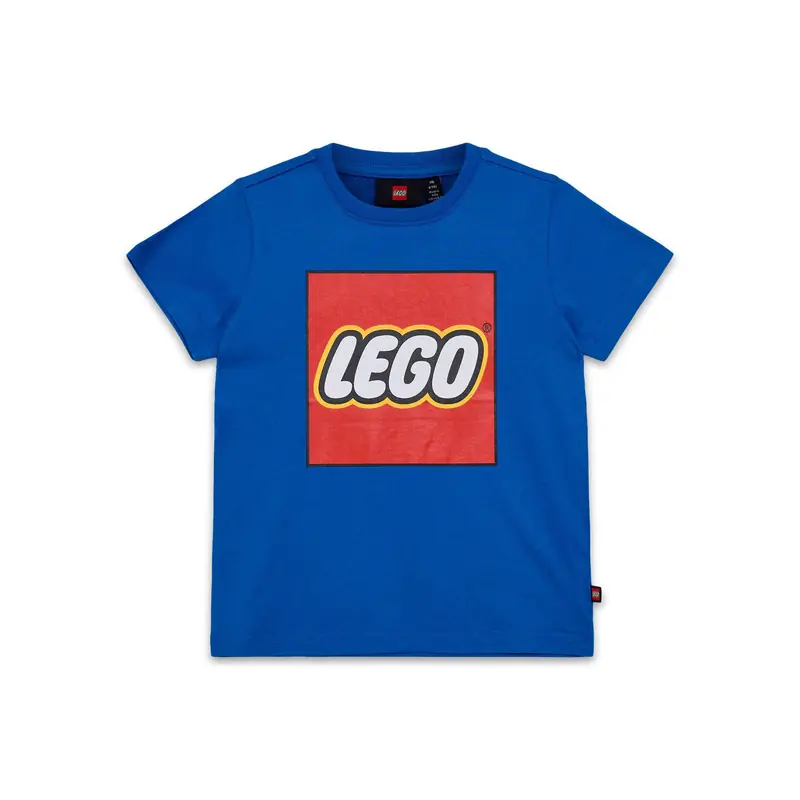 LEGO 5009093 Dziecięca koszulka z krótkim rękawem i logo — niebieska