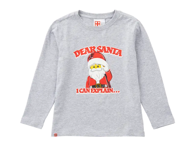 LEGO 5009133 Kids' Long Sleeve Dear Santa T-Shirt