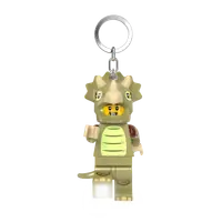 LEGO 5009481 Breloczek-latarka z fanem triceratopsów w kostiumie