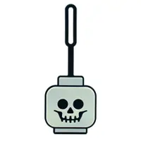 LEGO 5009498 Skeleton Head Glow-in-the-Dark Bag Tag