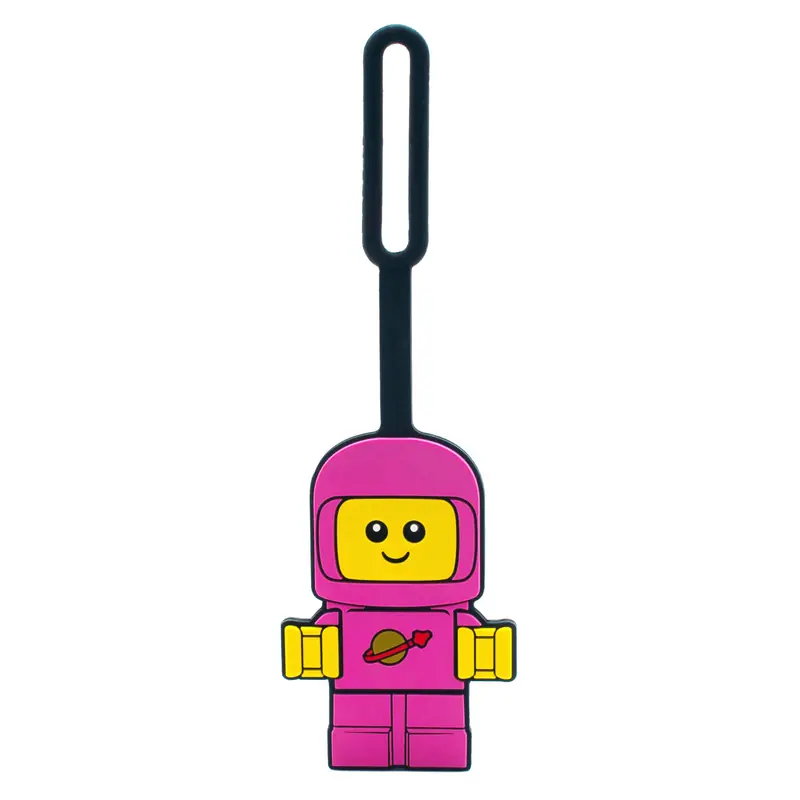LEGO 5009499 Zawieszka na torbę z małym astronautą — różowa