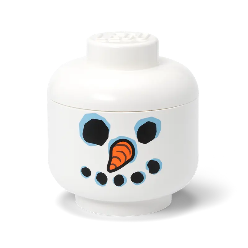 LEGO 5009865 Duży pojemnik do przechowywania w kształcie głowy bałwana