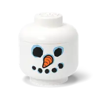 LEGO 5009865 Duży pojemnik do przechowywania w kształcie głowy bałwana