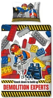 LEGO 5055285385866 City Demolition Experts Duvet Set