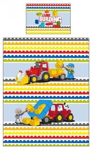 LEGO 5055285391225 Duplo I Love Building Duvet Set