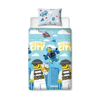 LEGO 5056197129517 City Police on the Run Duvet Set
