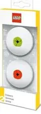 LEGO 51519 Round Eraser Set (Lime and Red)