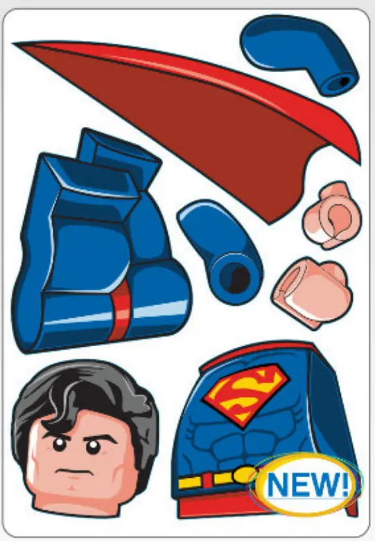 LEGO 52509 Superman Staticker