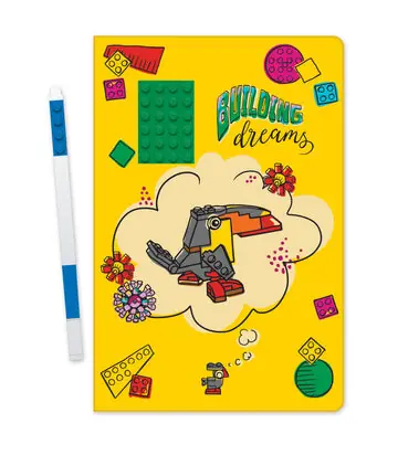 LEGO 52525 Notebook with 1 Pen: Building Dreams
