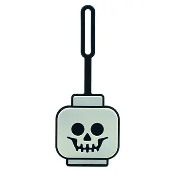 LEGO 53648 Skeleton Head Glow-in-the-Dark Bag Tag