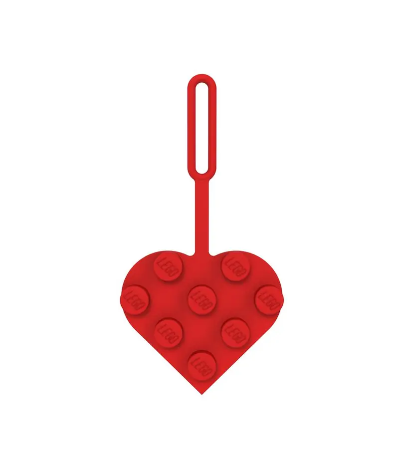 LEGO 53658 3x3 Heart Red Bag Tag
