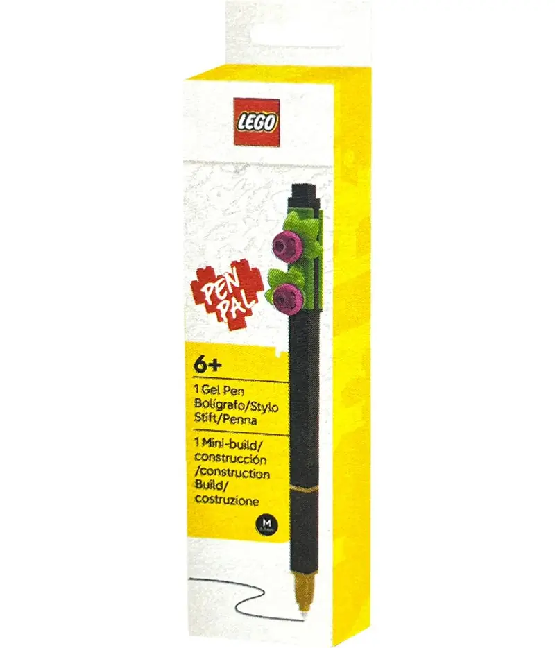 LEGO 53668 Pen Pal Gel Pen with Botanicals Mini-Build (Bright Purple)