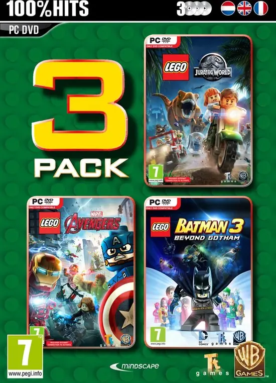 LEGO 5390102520823 PC Games 3 Pack