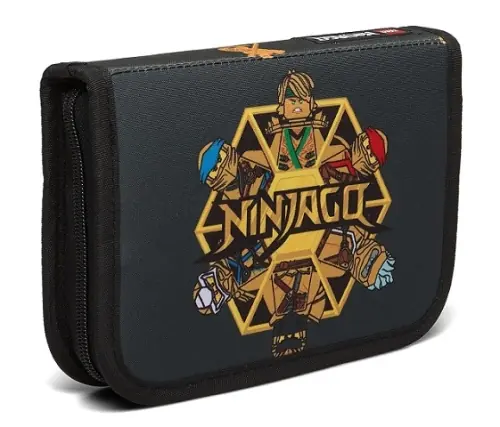 LEGO 5711013097820 Ninjago Golden Team Pencil Case with Pencils