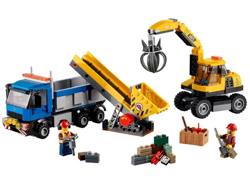 LEGO 60075 Koparka i ciężarówka