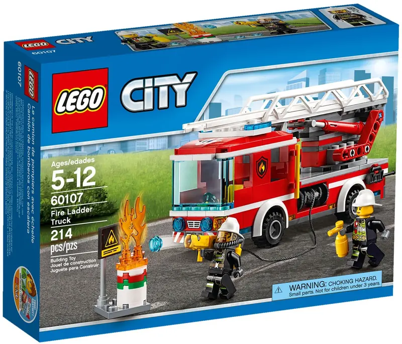 LEGO 60107 Wóz strażacki z drabiną zdjęcie 2
