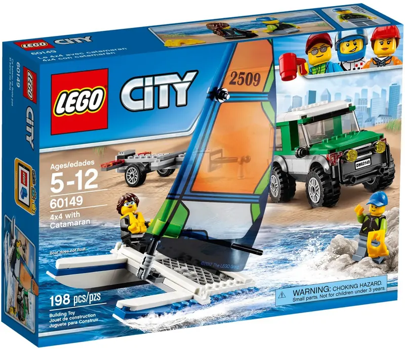 LEGO 60149 Terenówka 4x4 z katamaranem zdjęcie 2