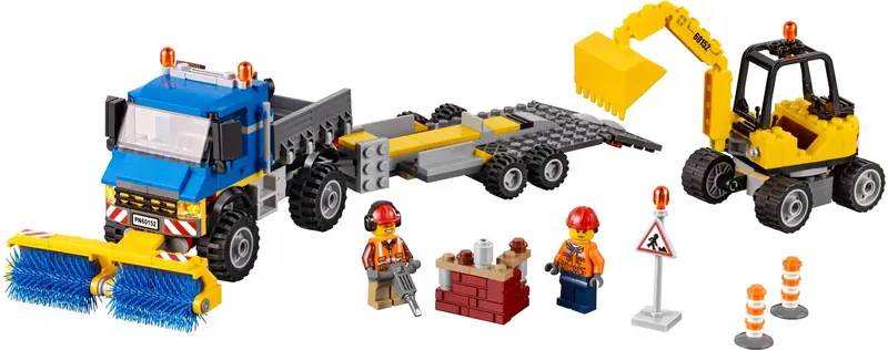 LEGO 60152 Zamiatacz ulic i koparka