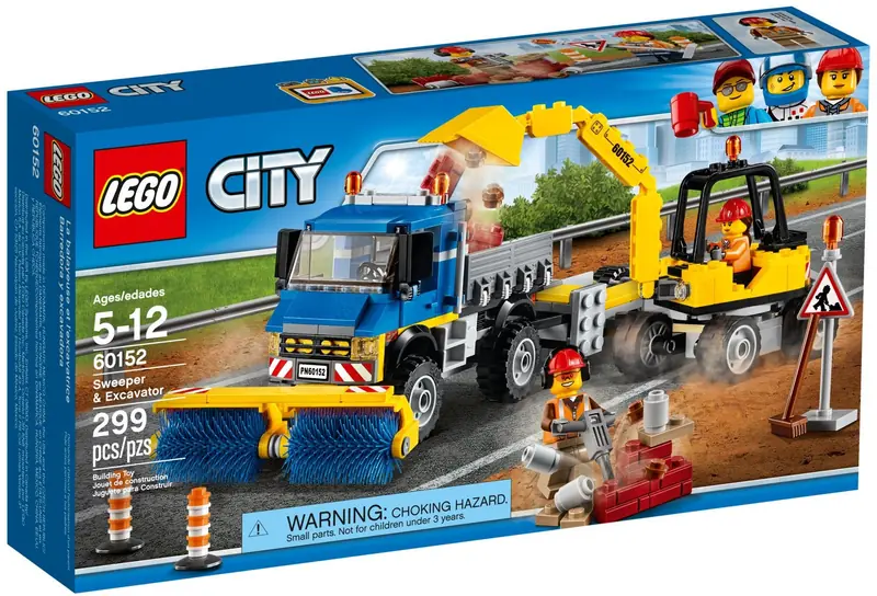 LEGO 60152 Zamiatacz ulic i koparka zdjęcie 2