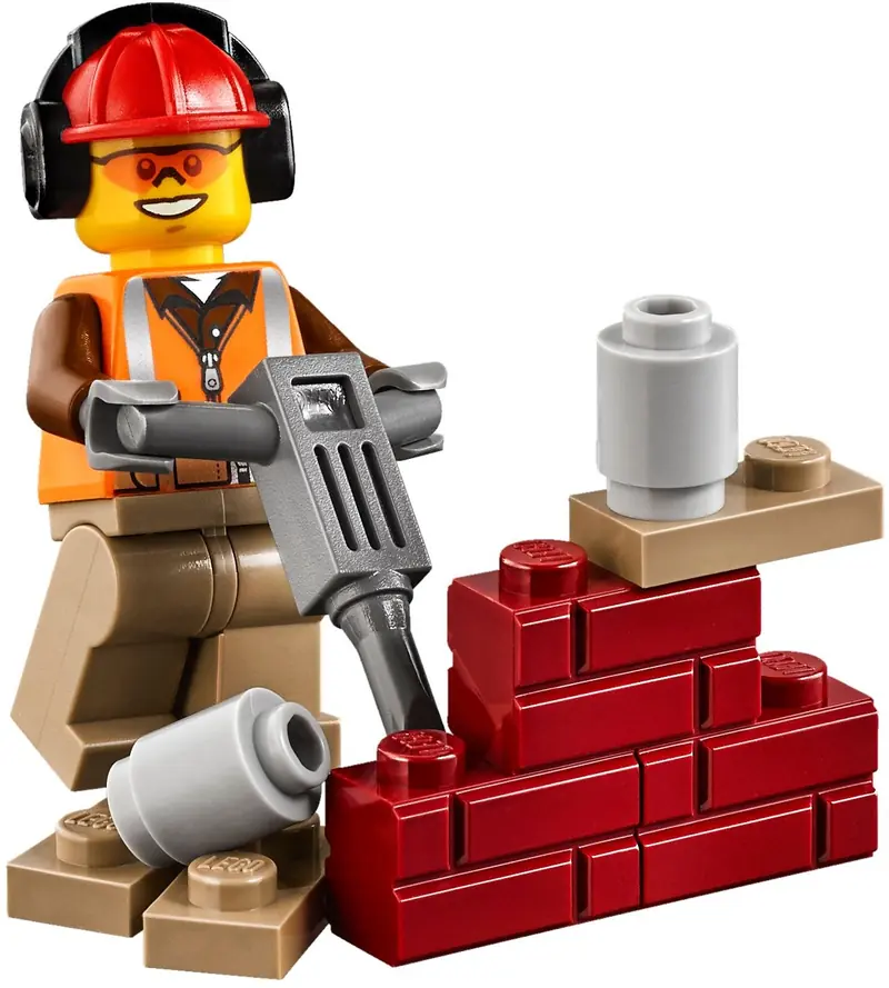 LEGO 60152 Zamiatacz ulic i koparka zdjęcie 9