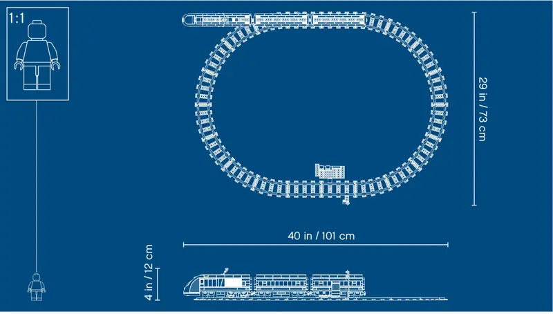 LEGO 60197 Pociąg pasażerski zdjęcie 4