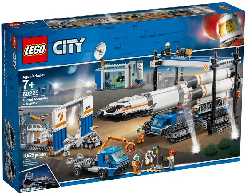 LEGO 60229 Transport i montaż rakiety zdjęcie 2