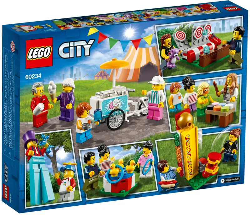 LEGO 60234 Wesołe miasteczko - zestaw minifigurek zdjęcie 3