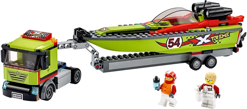LEGO 60254 Transporter łodzi wyścigowej